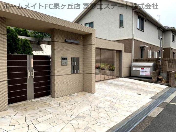 大阪府堺市南区宮山台1(一戸建)の賃貸物件の地図