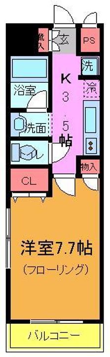 ラ・プルミエールの間取り