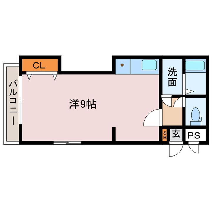 兵庫県姫路市飾磨区付城1(マンション)の賃貸物件の間取り