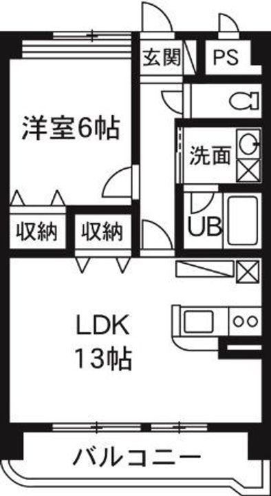 マンションエスポワールの間取り