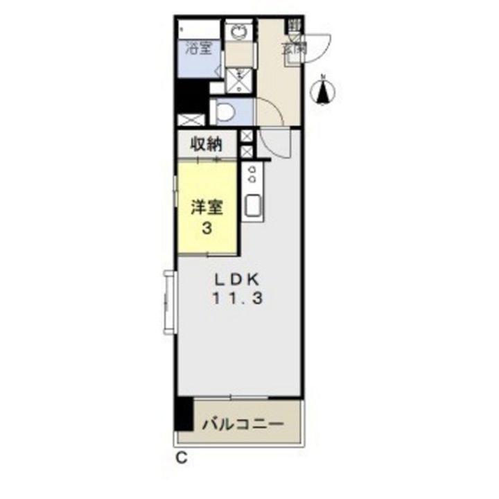 福富GRADEマンションの間取り