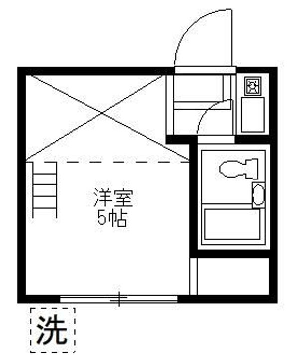 神奈川県藤沢市善行3(アパート)の賃貸物件の間取り