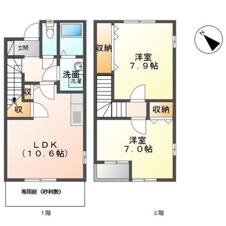 アルモニ吉成の間取り