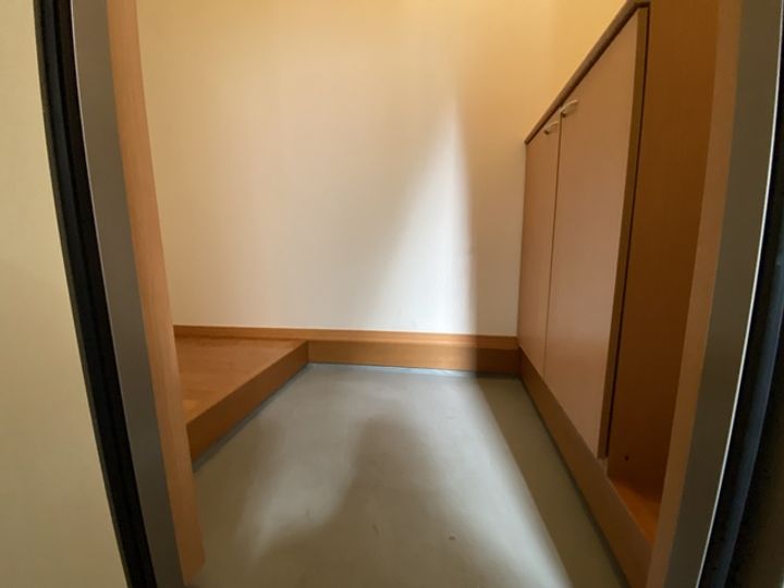 パティオの玄関