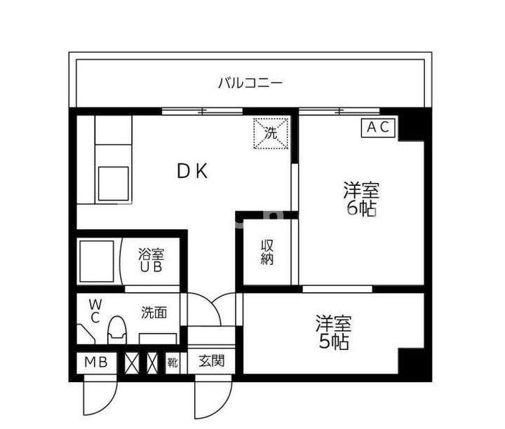 東京都新宿区百人町2(マンション)の賃貸物件の間取り