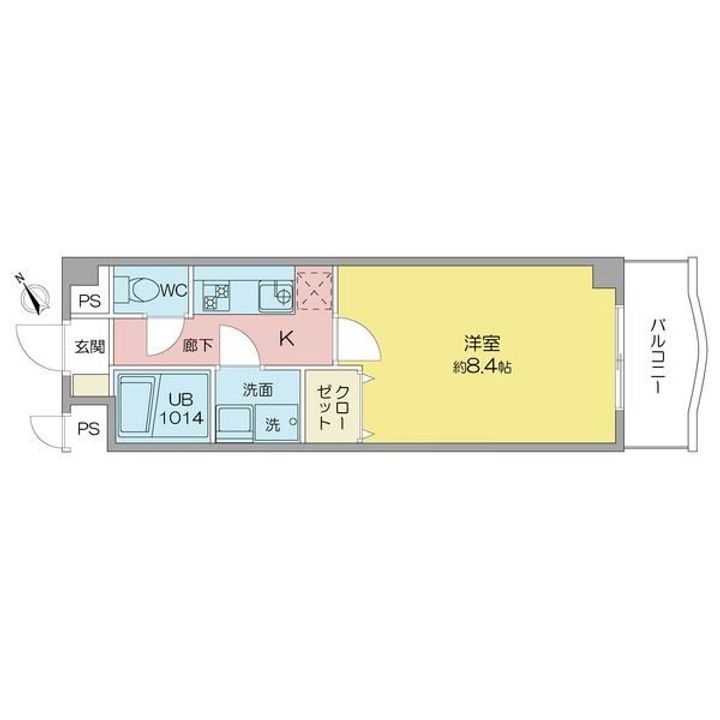 愛知県常滑市末広町2(マンション)の賃貸物件の間取り