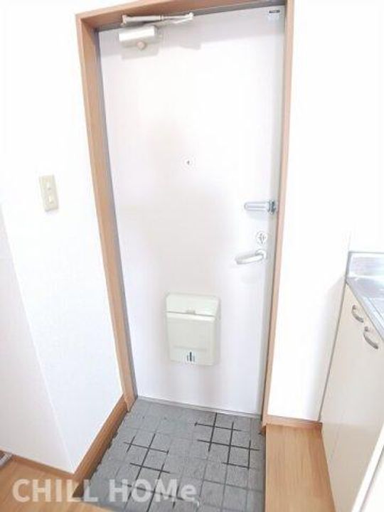 群馬県伊勢崎市乾町(アパート)の賃貸物件の玄関