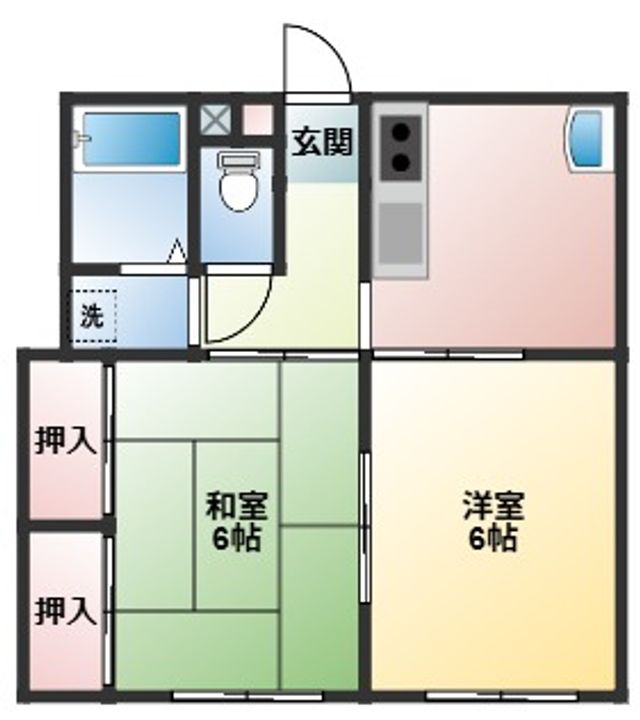 スカイヴィレッジIIの間取り