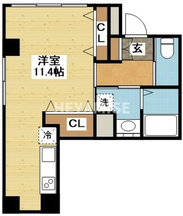 A&m felicie(アム フェリシェ)の間取り