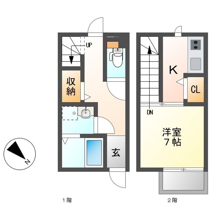 パレッタ小本EASTの間取り