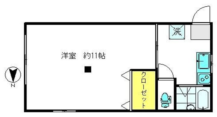 柳ハイツの間取り