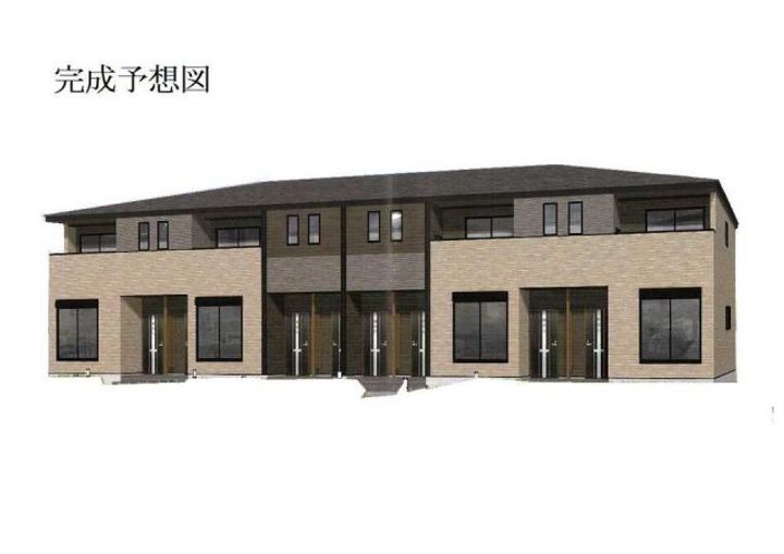 (仮称)八竜神アパートの外観