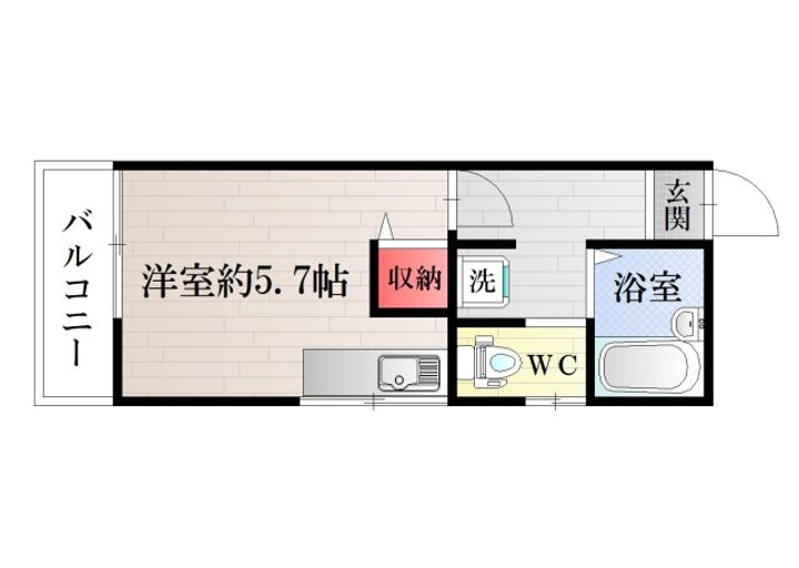 モンパルナスの間取り