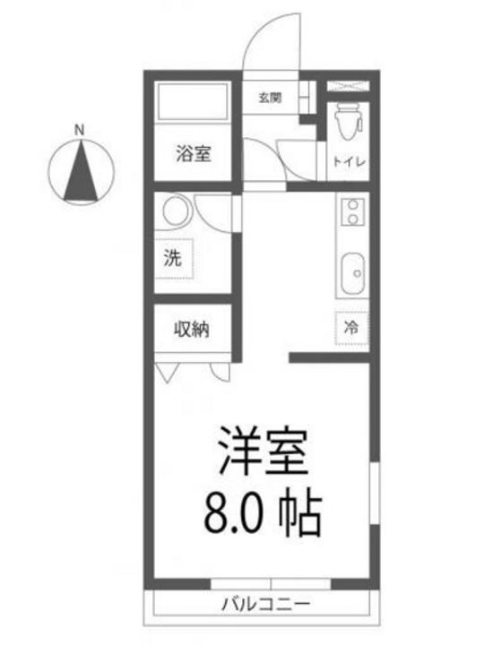 コーポレイバンIIの間取り