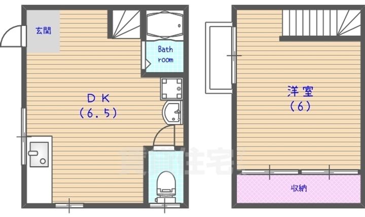 京都府向日市森本町下森本(一戸建)の賃貸物件の間取り