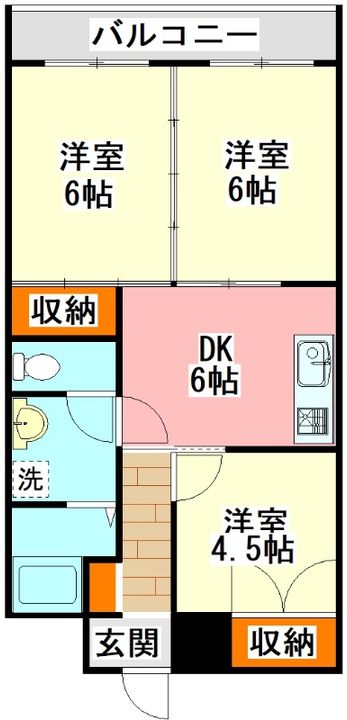 ロゼ赤坂の間取り