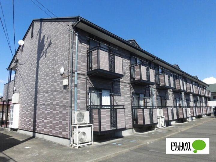 福島県郡山市安積町長久保2(アパート)の賃貸物件の外観