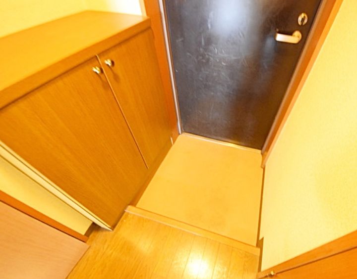 シャルマン溝の口の玄関