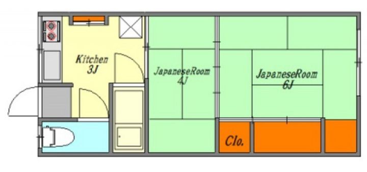 平荘(西棟)の間取り