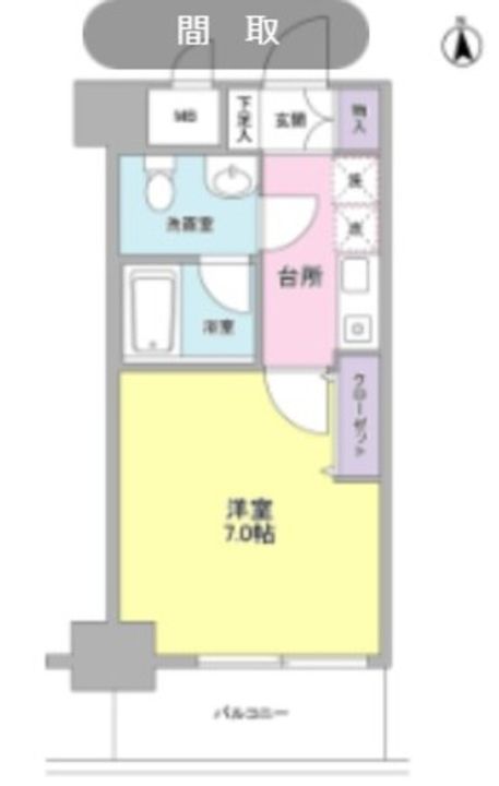 セレーノ品川の間取り