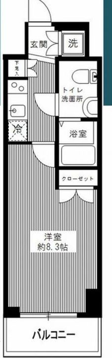東京都墨田区緑4(マンション)の賃貸物件の間取り