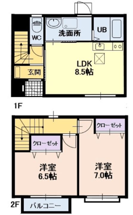 長野県上田市中央東(一戸建)の賃貸物件の間取り