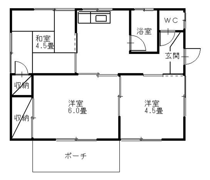 群馬県前橋市青柳町(一戸建)の賃貸物件の間取り