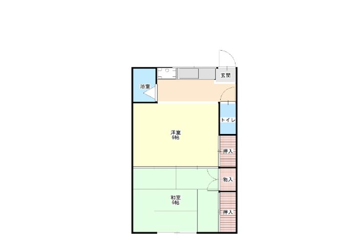 新潟県加茂市新栄町(アパート)の賃貸物件の間取り
