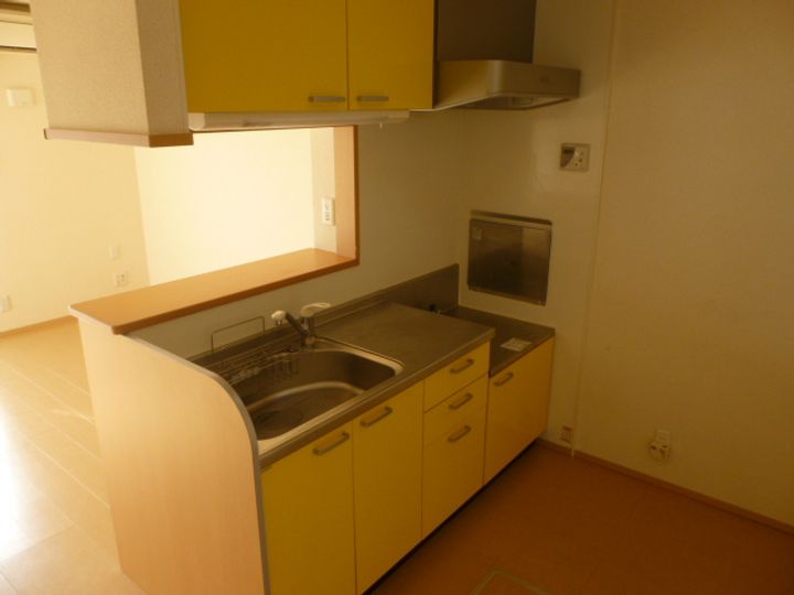 神奈川県伊勢原市下糟屋(アパート)の賃貸物件のキッチン
