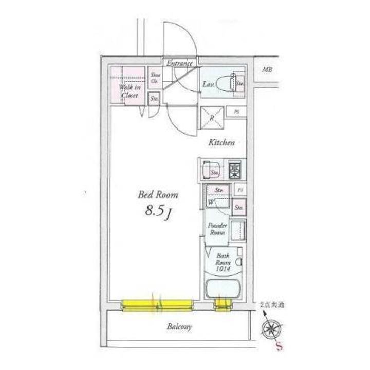 ルネサンスコート三軒茶屋WESTの間取り