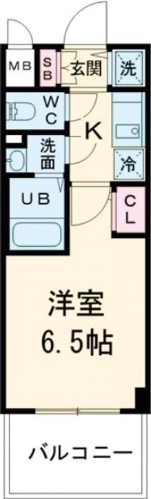 兵庫県神戸市兵庫区松原通5(マンション)の賃貸物件の間取り