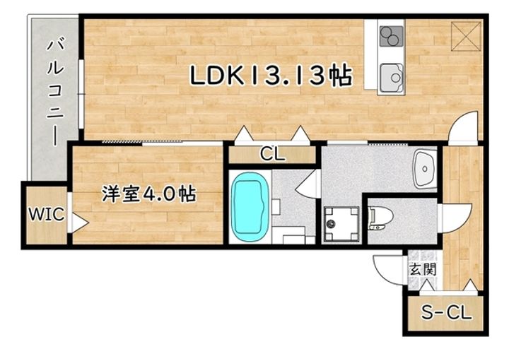 KTIレジデンス福町Cの間取り
