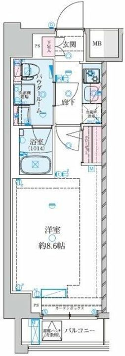 GENOVIA大師橋の間取り