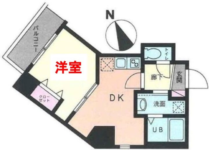 東京都品川区旗の台5(マンション)の賃貸物件の間取り