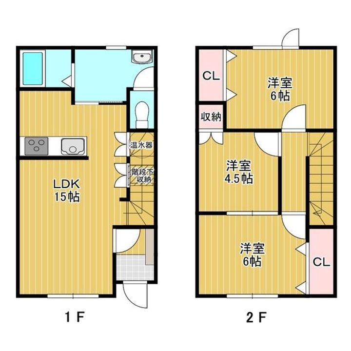 北海道千歳市旭ケ丘1(一戸建)の賃貸物件の間取り
