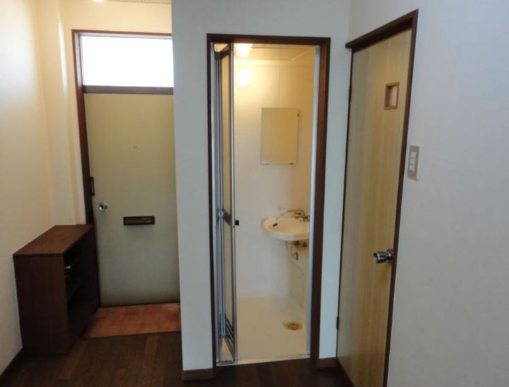 コーポ山北の玄関