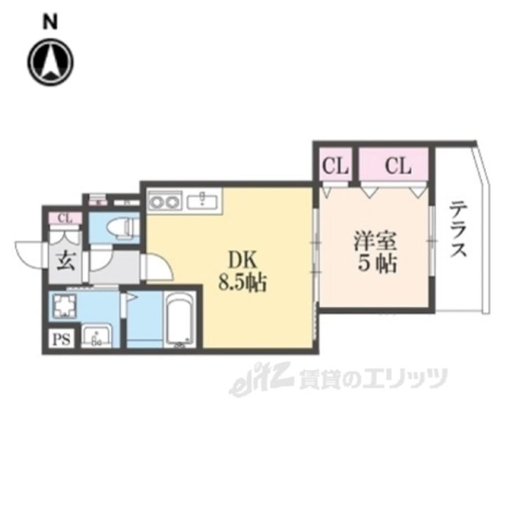 ラモーナ清瀧の間取り