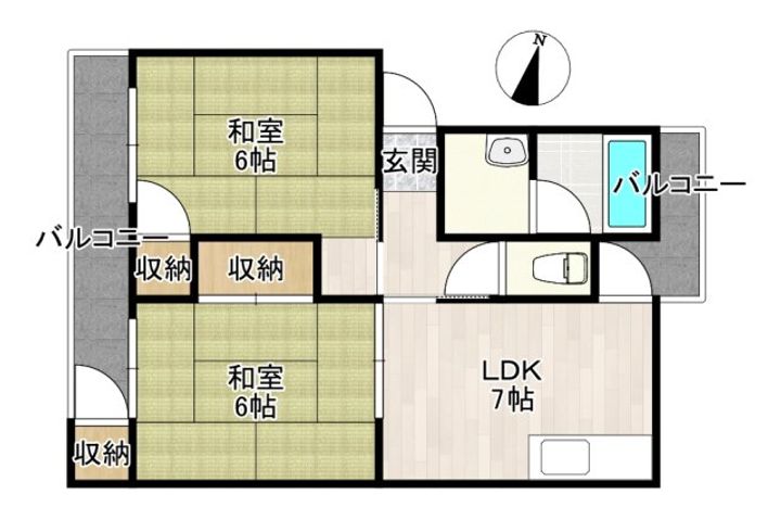カノープス千里の間取り