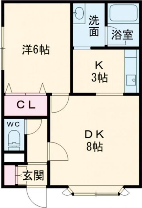 リバーサイドサトウの間取り