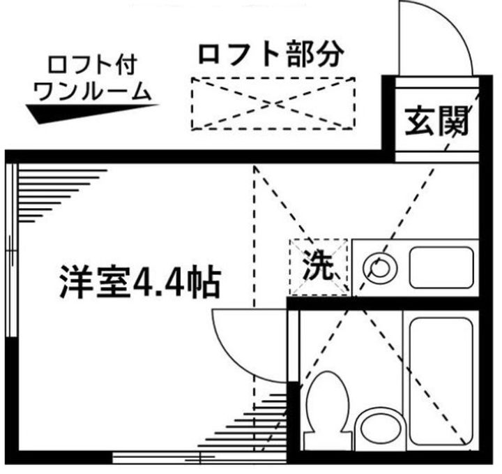 エステート東十条の間取り