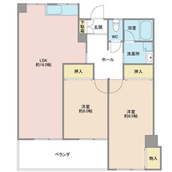 第5大成ビルの間取り