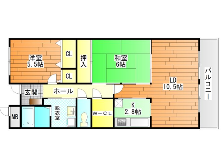 エクセレントの間取り