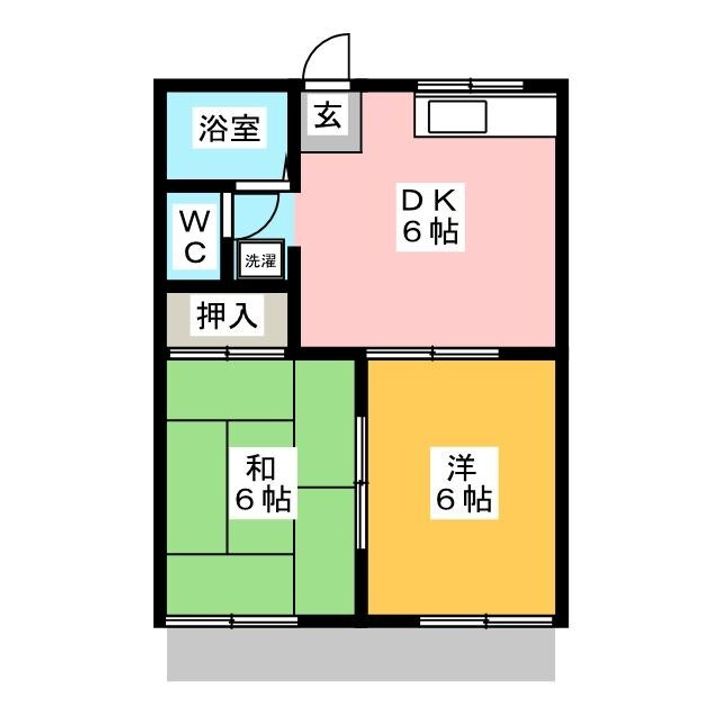 ハピネス千代Vの間取り