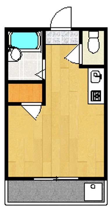 東京都東久留米市本町2(アパート)の賃貸物件の間取り