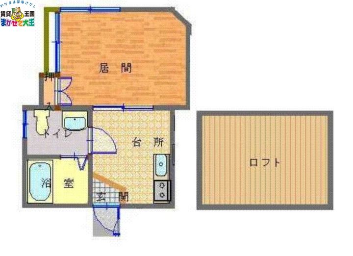 キャッスル石神の間取り