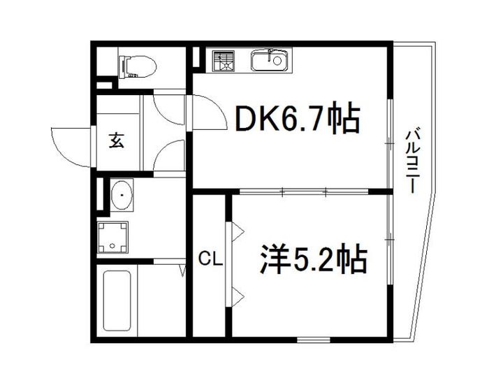 KTIレジデンス桃山の間取り