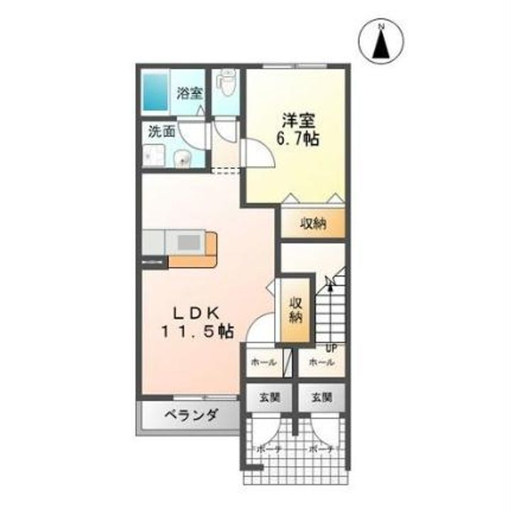 Cape Cod (ケープコッド)の間取り