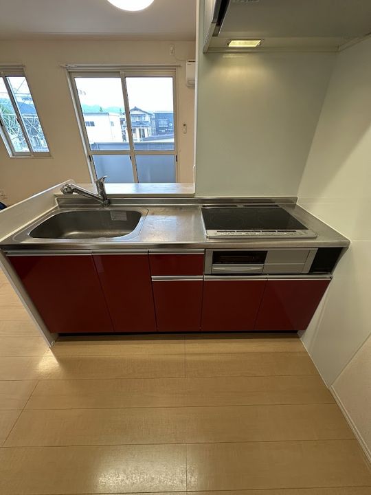 新潟県長岡市美沢3(アパート)の賃貸物件のキッチン