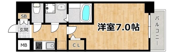 サムティ姫島FELICETOの間取り