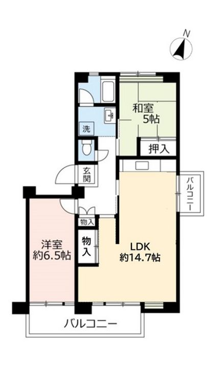 URポートアイランドの間取り